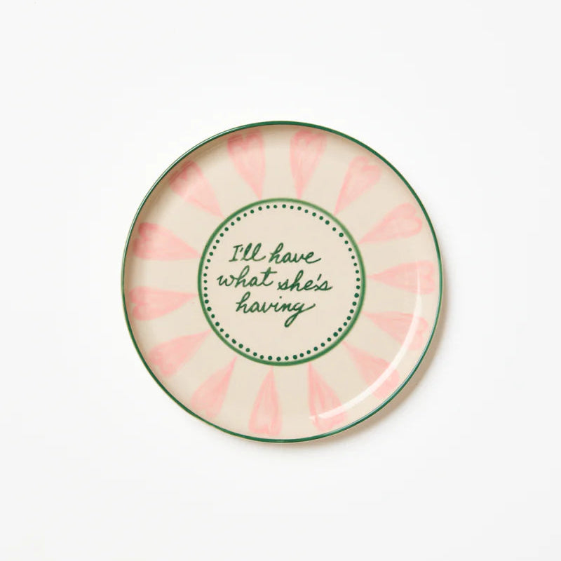 LOVE NOTES PLATE WHAT SHES HAVING