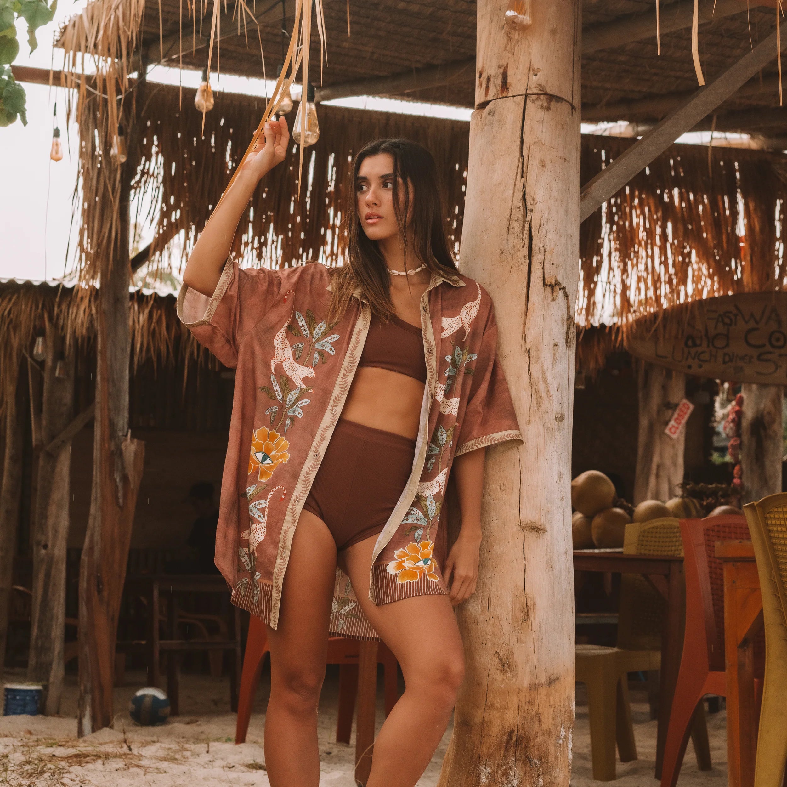 Eye of the Jungle Shirt - Hazel -