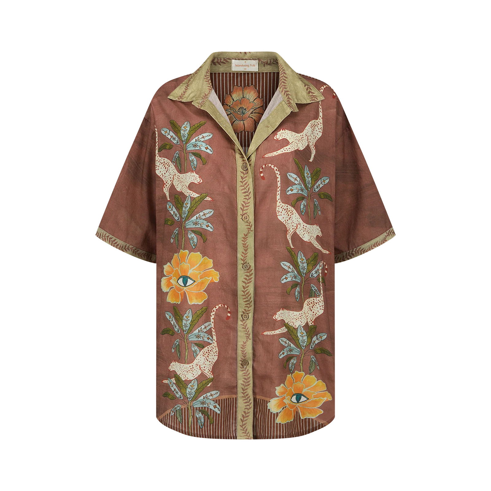 Eye of the Jungle Shirt - Hazel -