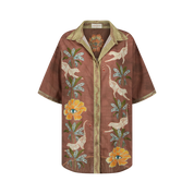 Eye of the Jungle Shirt - Hazel -