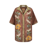 Eye of the Jungle Shirt - Hazel -