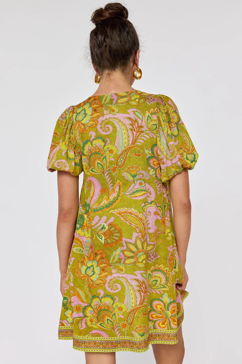 Gemmah Mini Dress - Olive