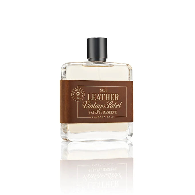No. 1 Leather Vintage Label Cologne