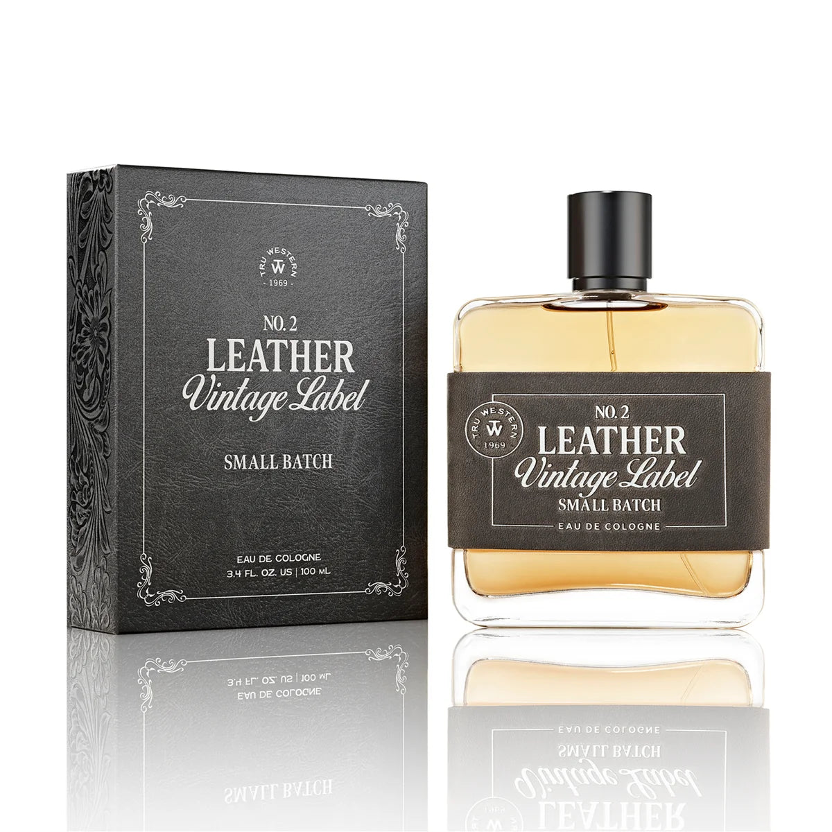 No. 2 Leather Vintage Label Cologne