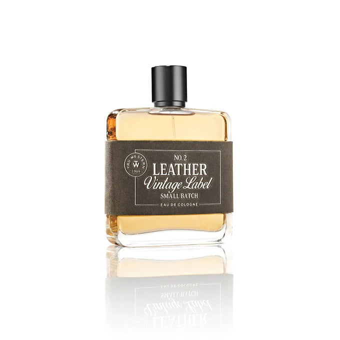 No. 2 Leather Vintage Label Cologne