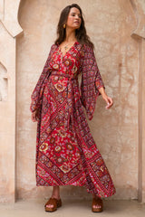 Dreamweaver Gown - Pomegranate