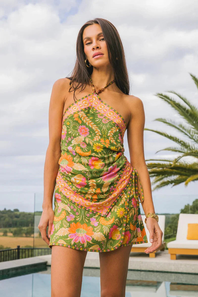 Rizz Scarf Top - Guava