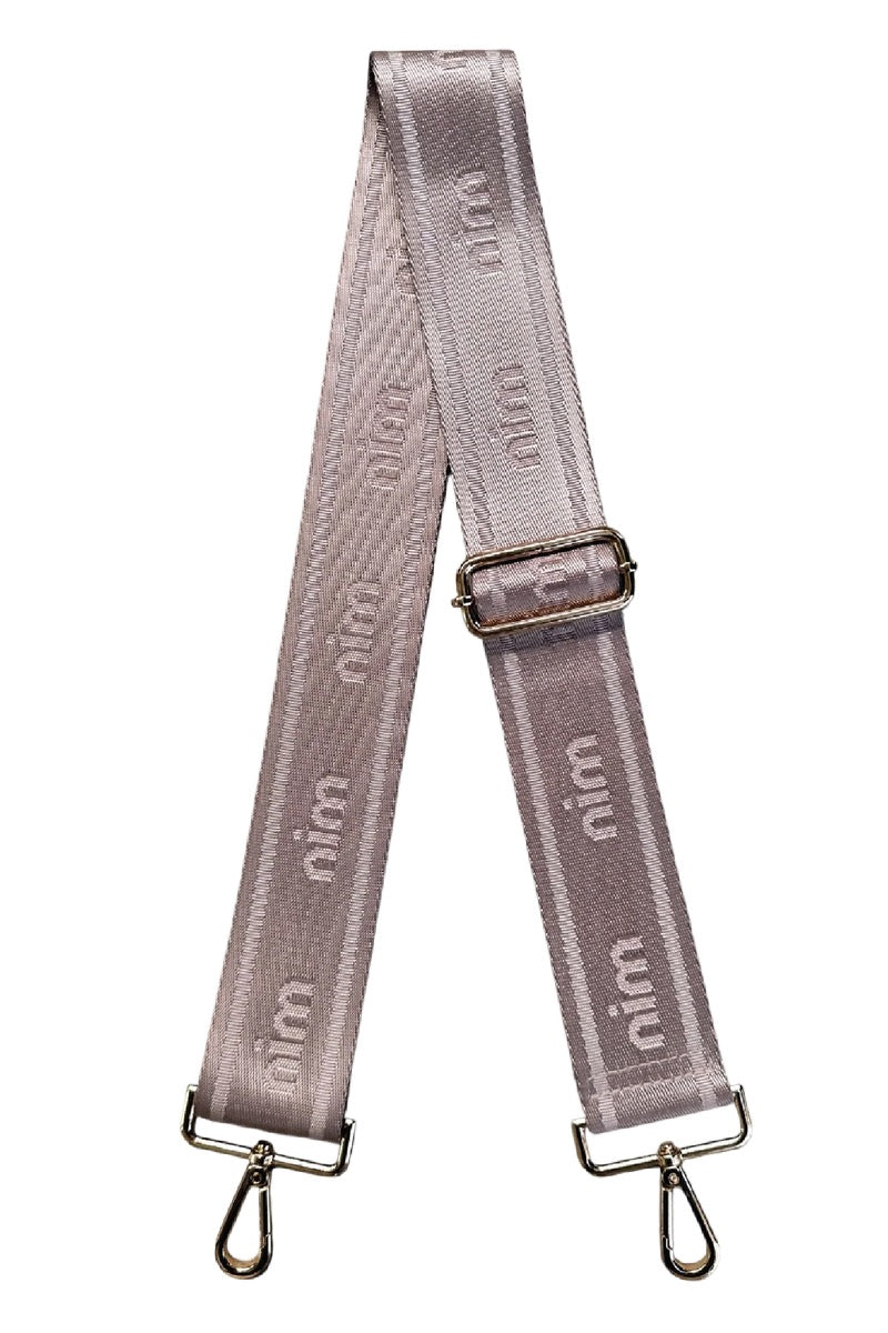 Bag Shoulder Strap - Taupe/Gold