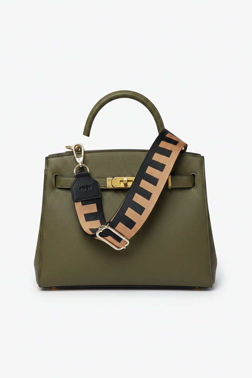 Shoulder Strap - Brown/Black Block
