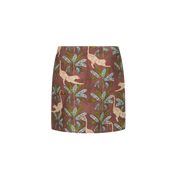 Eye of the Jungle Wrap Skirt - Hazel -