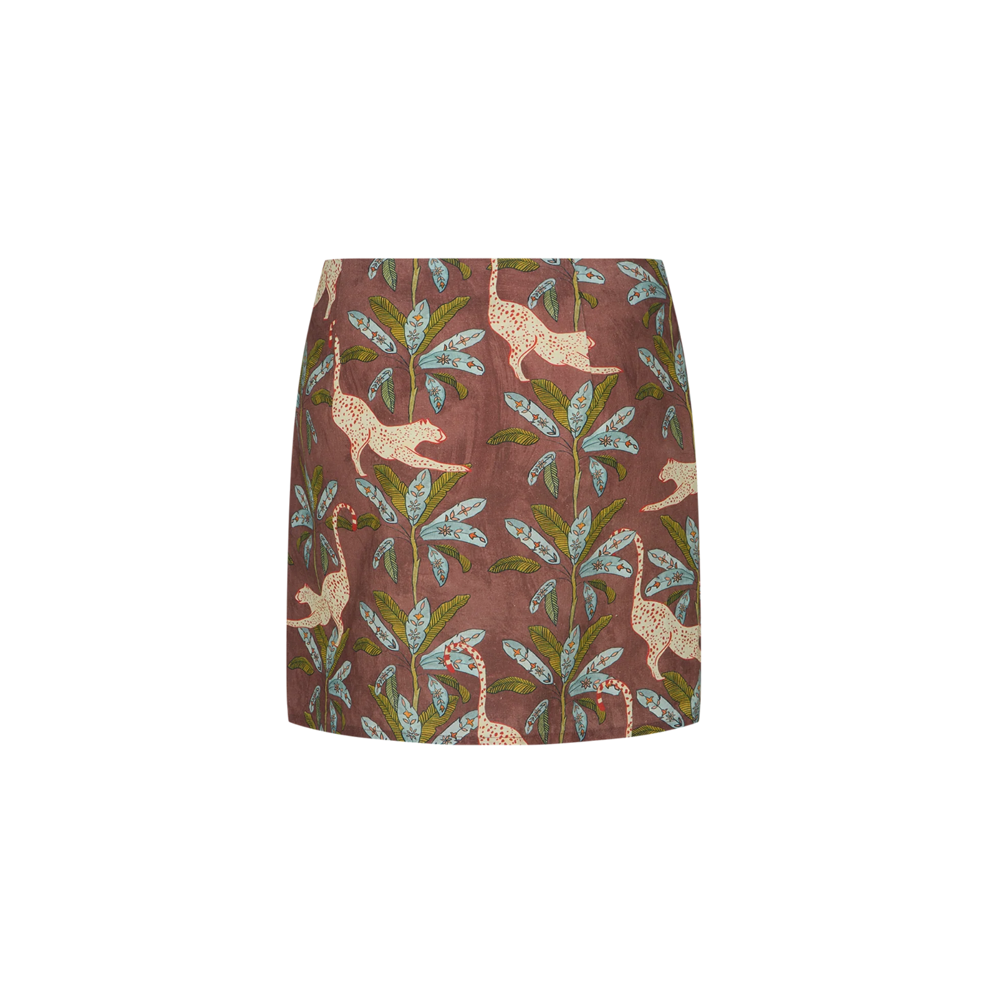 Eye of the Jungle Wrap Skirt - Hazel -