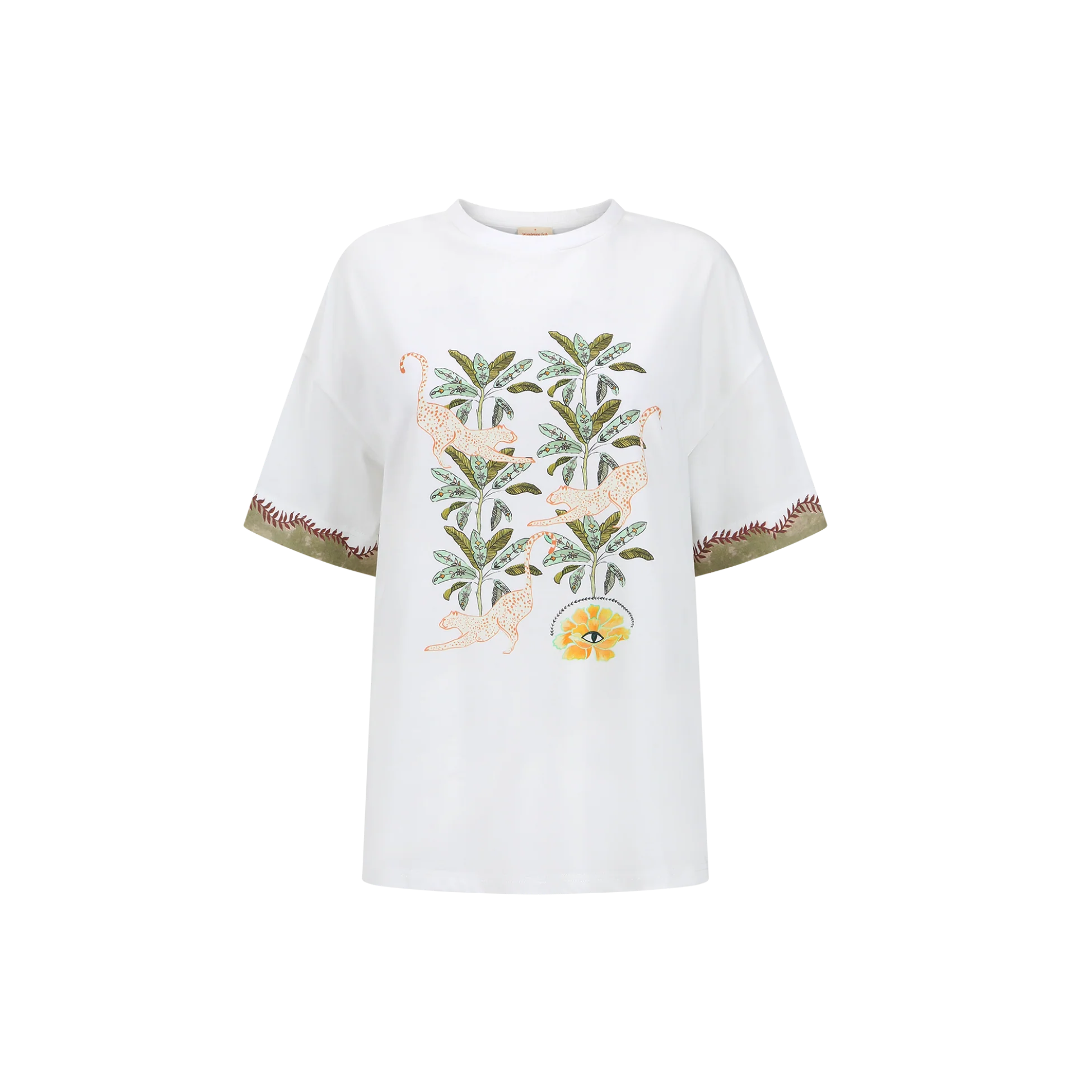 Eye of the Jungle Tee Shirt - White -