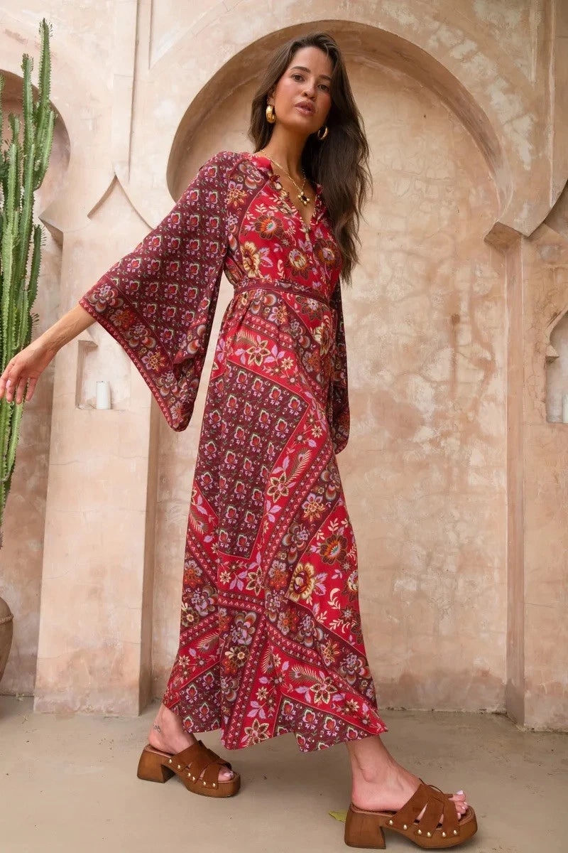 Dreamweaver Gown - Pomegranate